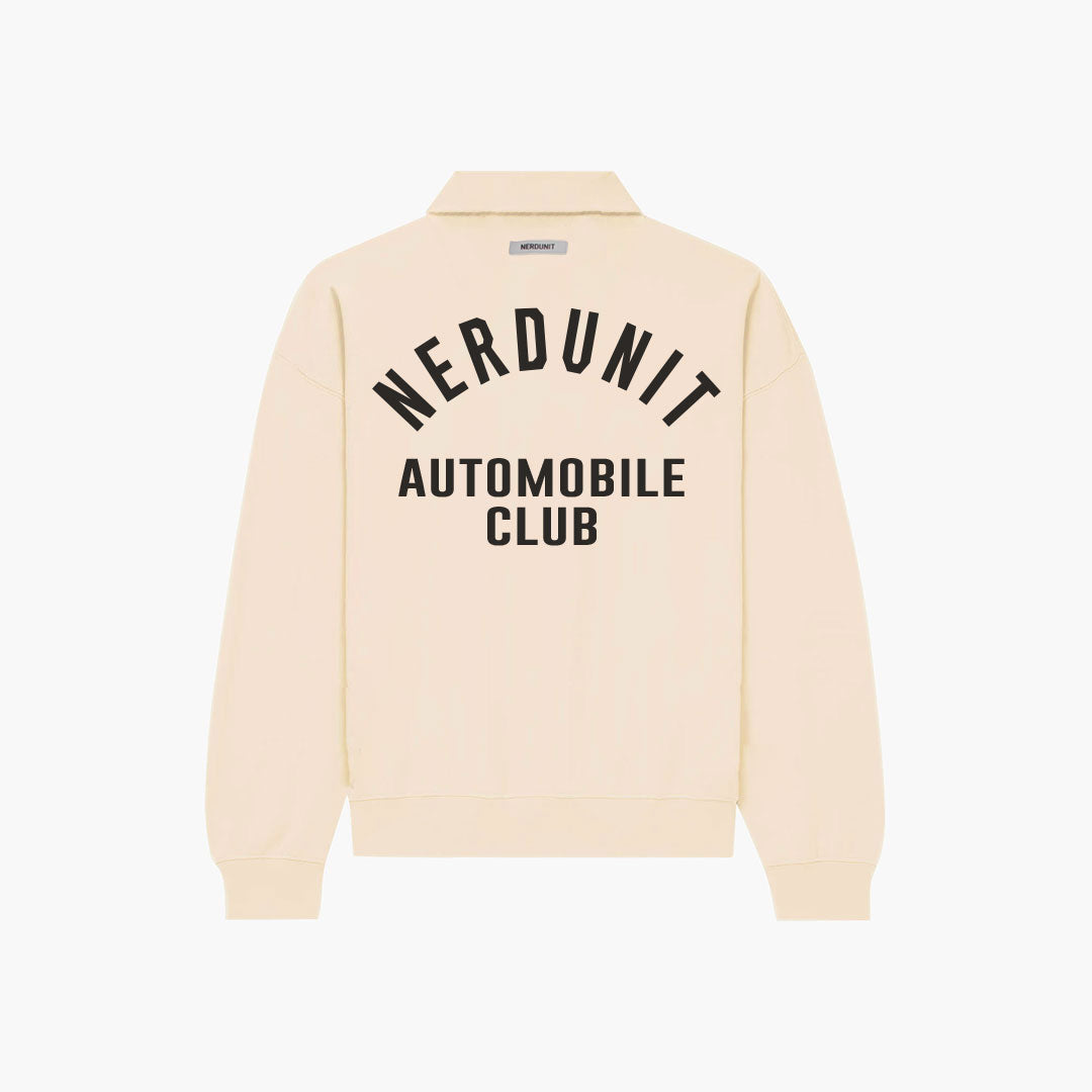 Automotive Club L/S Polo | Flat White