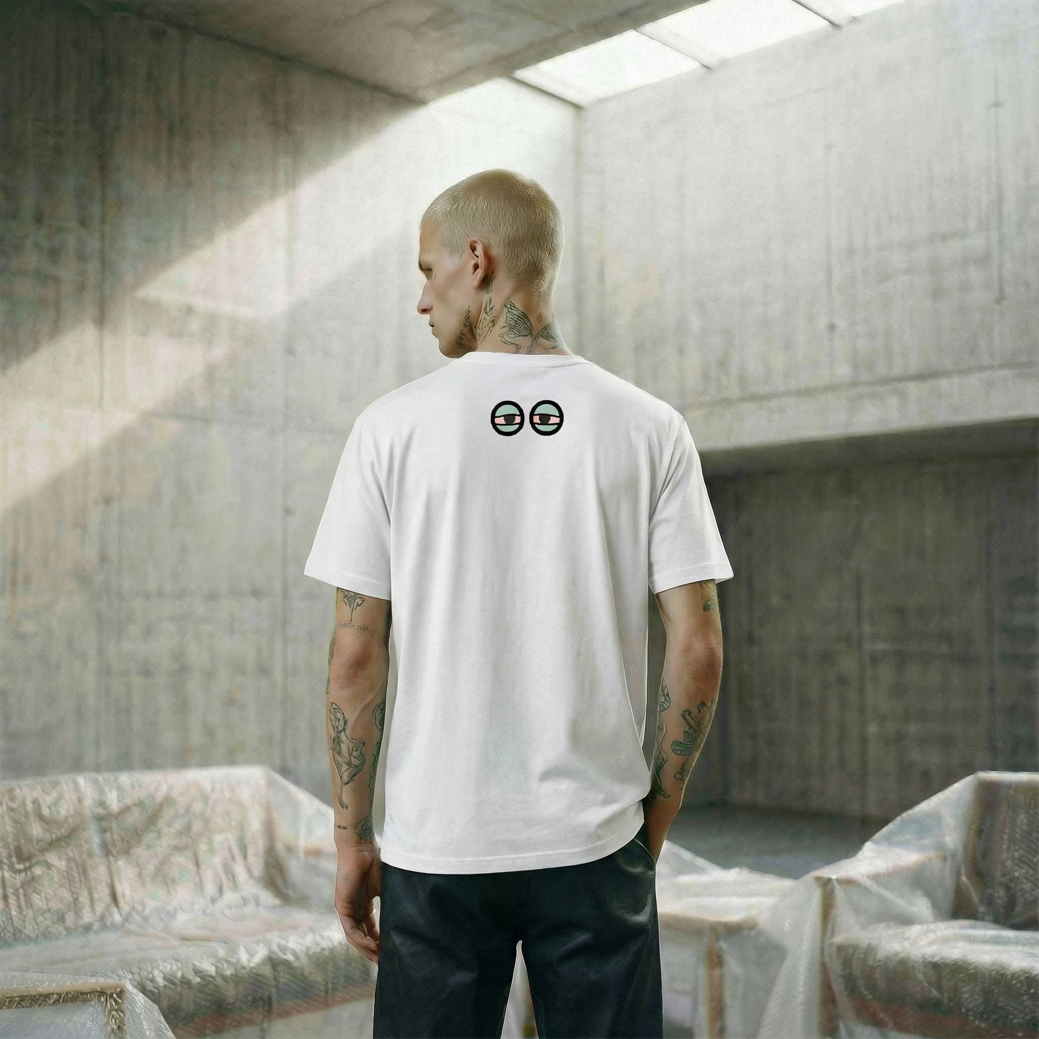 "Skyhigh" Tee | White