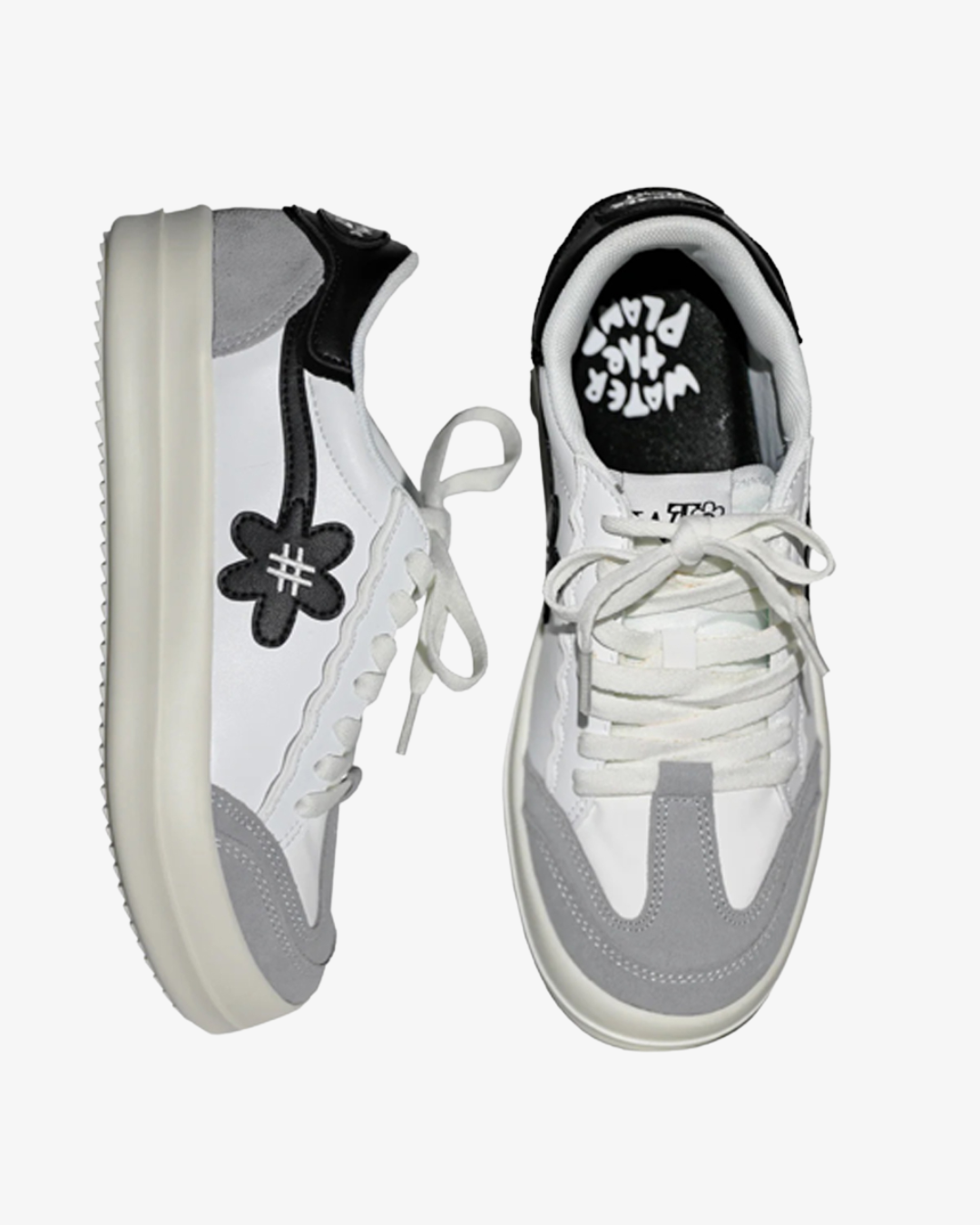 "BONE" Vintage Kicks | White