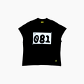 WTP “RUNNING MAN” Sleeveless Tank Top | Black