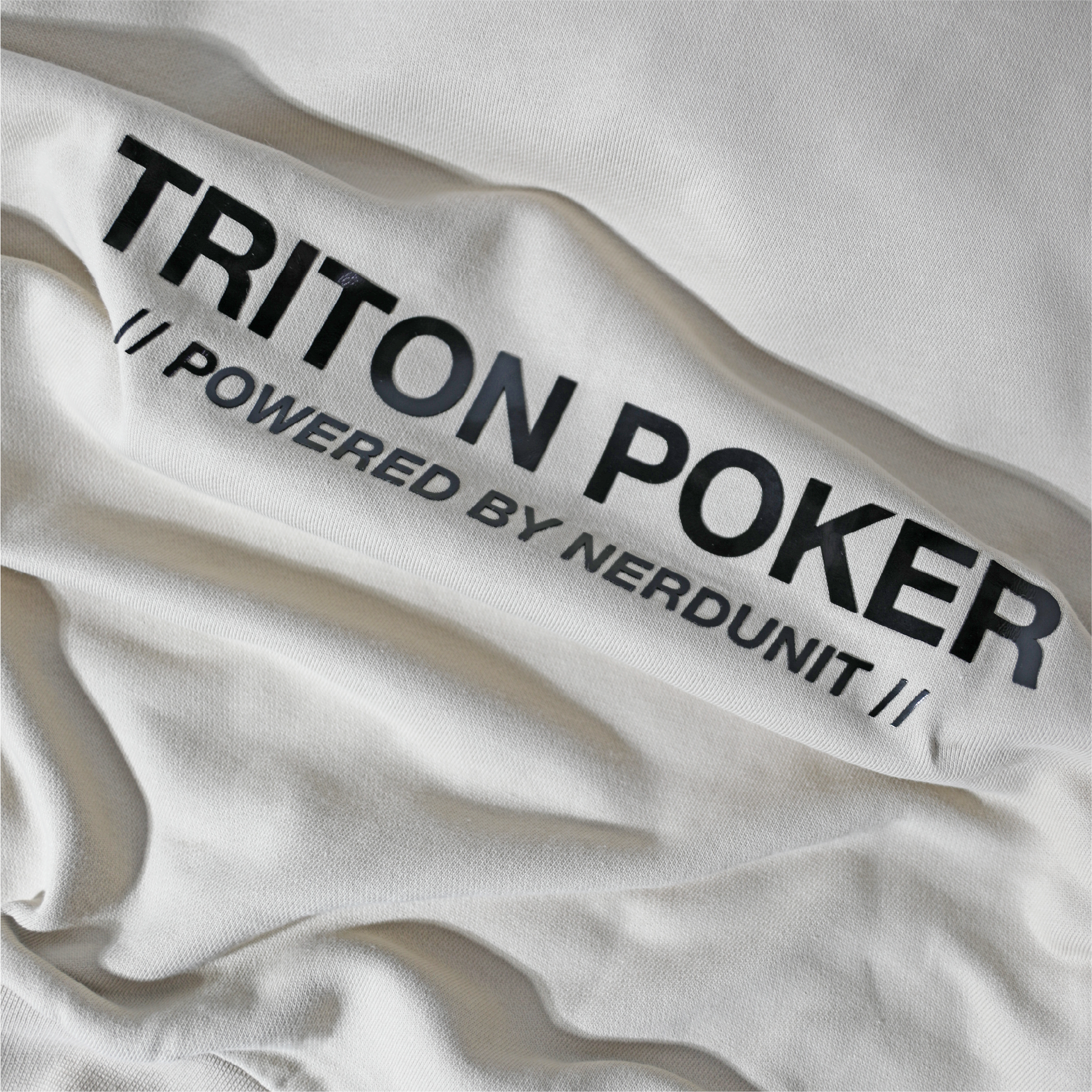 NU x TRITON "SHOWDOWN" HOODIE | FLATWHITE