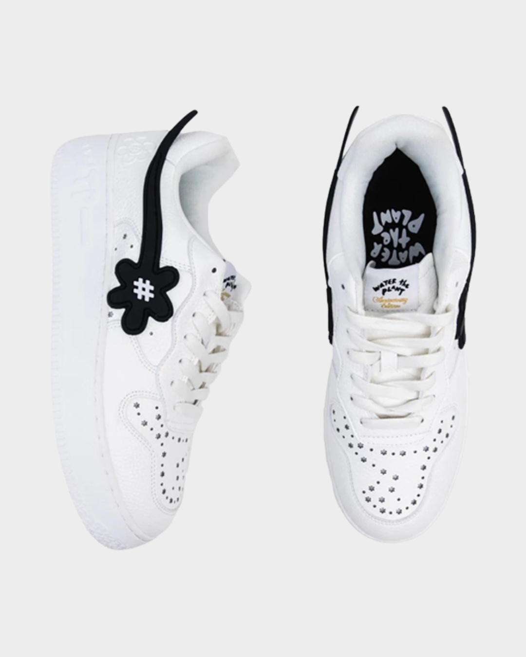 “GR” GOAT Kicks | White Black