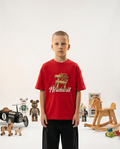 "Toy Horse" Kids Tee | Red