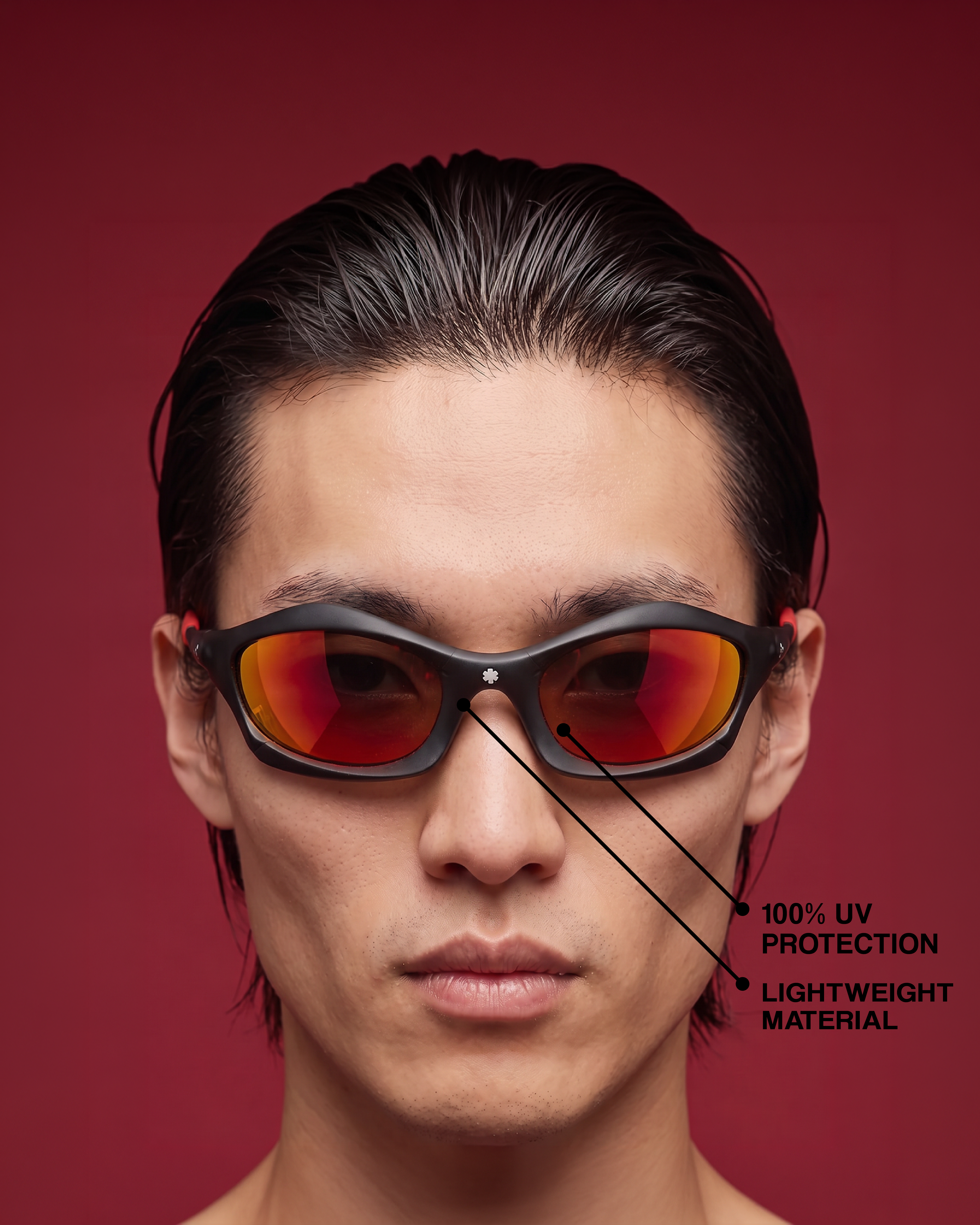 32°C Solar Runner Sunglasses | Orange