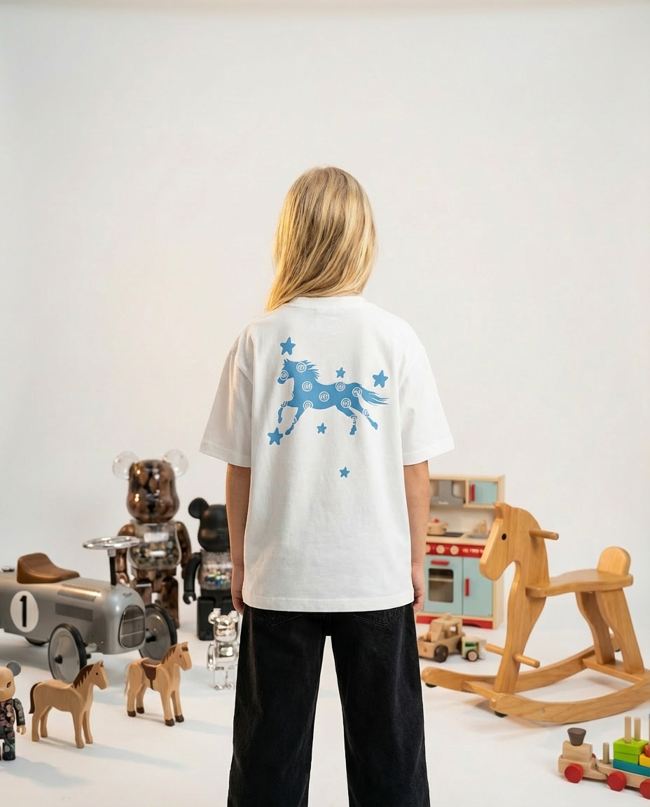 "Unihorse" Kids Tee | White