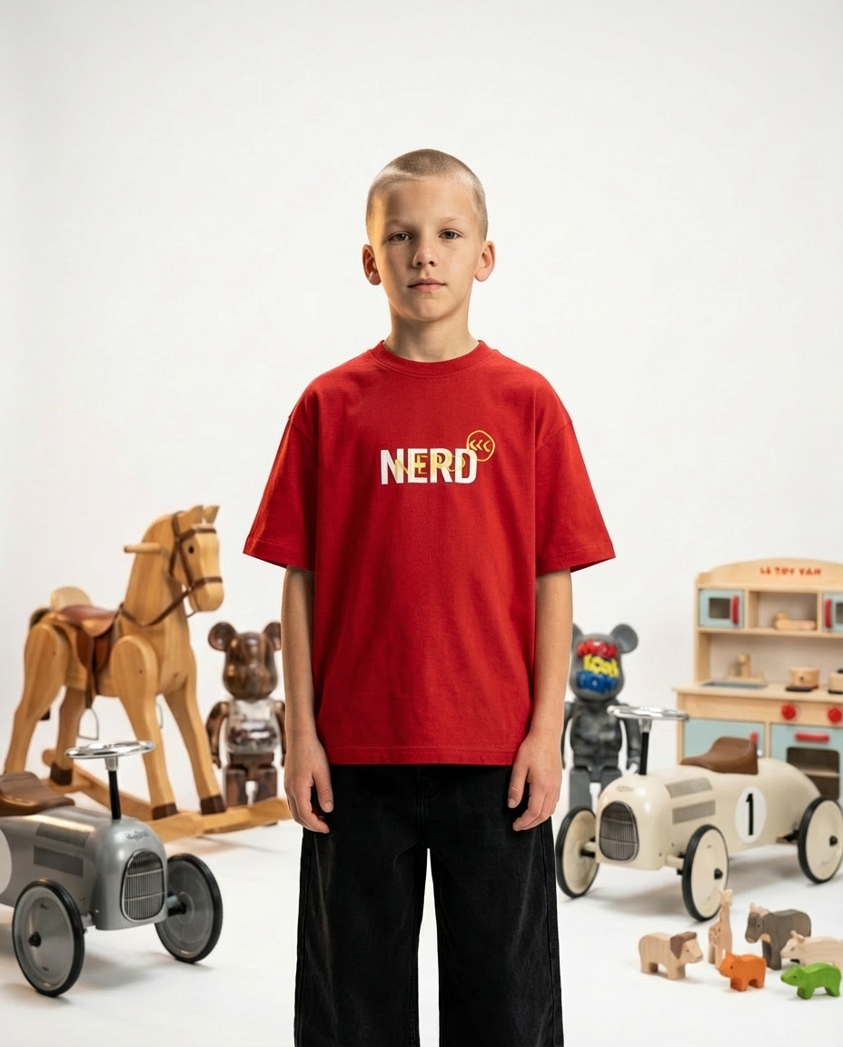 "Unihorse" Kids Tee | Red