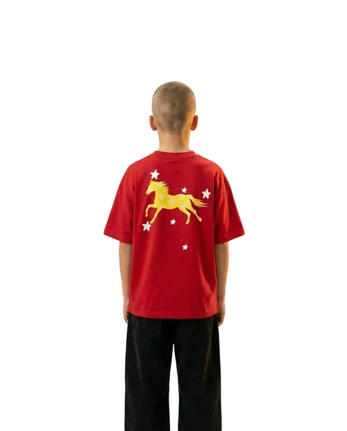 "Unihorse" Kids Tee | Red