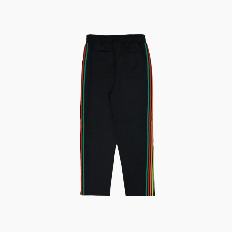 Smiley Rainbow Track Pants | Black