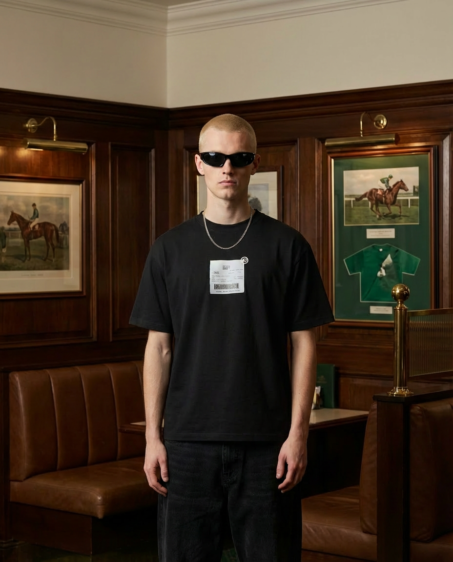 "Lucky 4D" Tee | Black