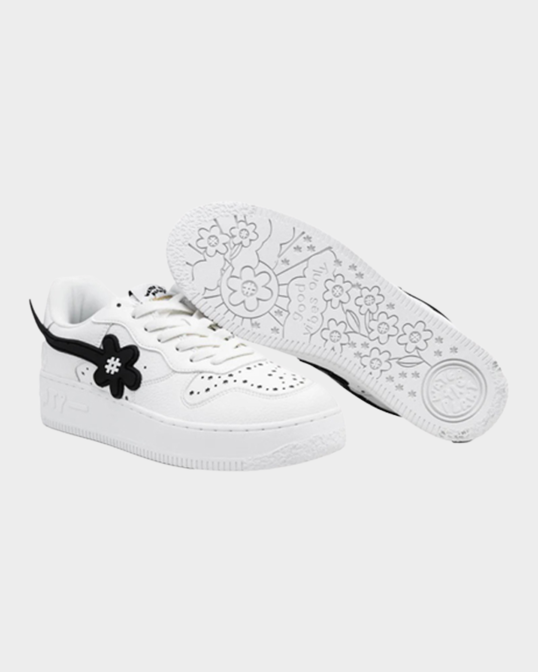 “GR” GOAT Kicks | White Black