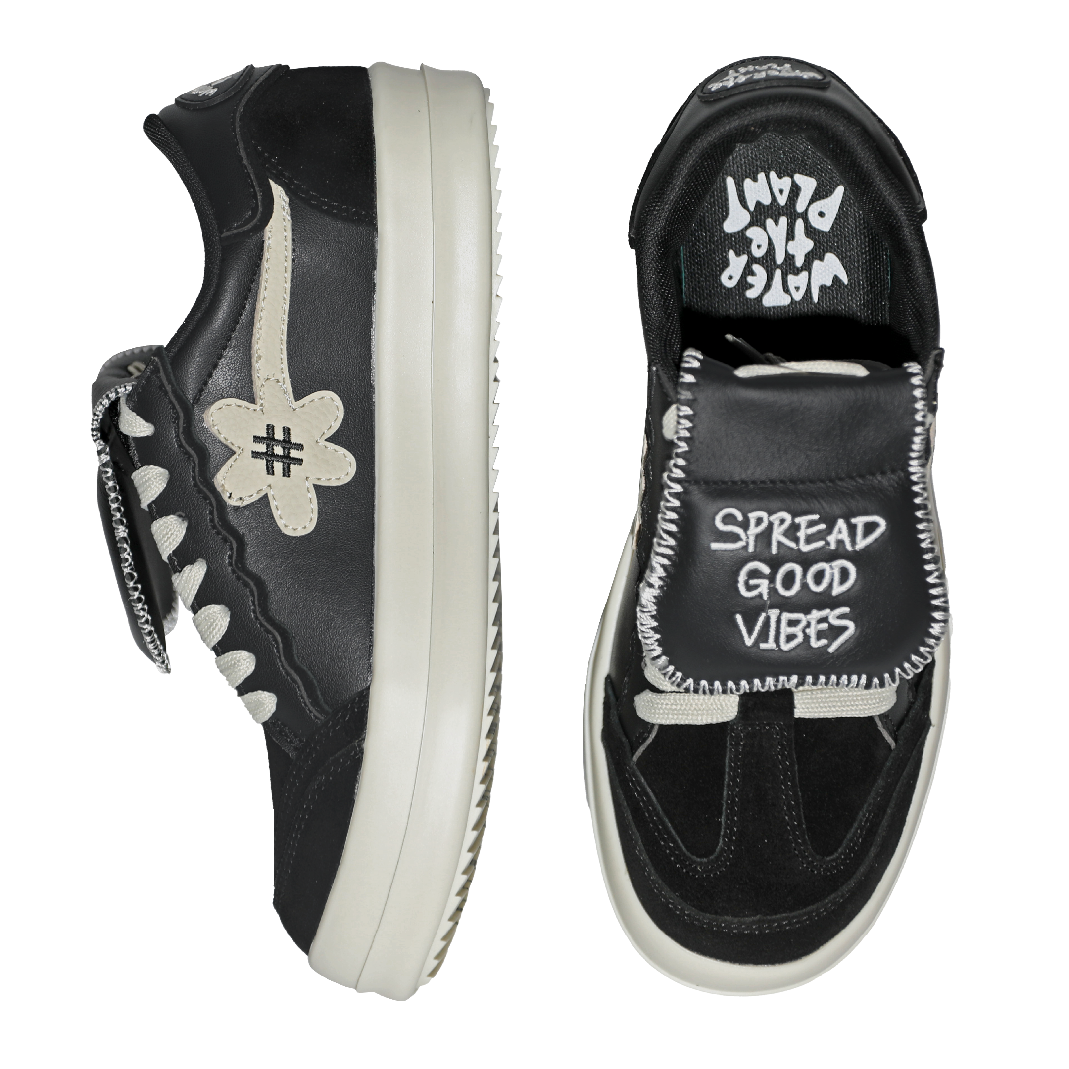 "GHOST" Vintage Kicks | Black