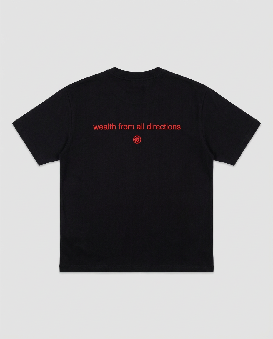 "Gimme Wealth" Tee | Black