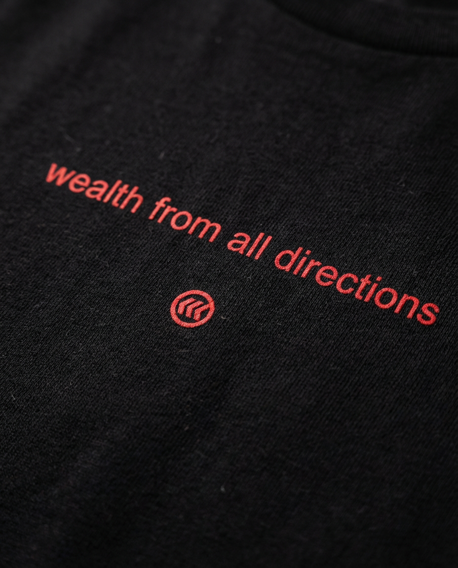 "Gimme Wealth" Tee | Black