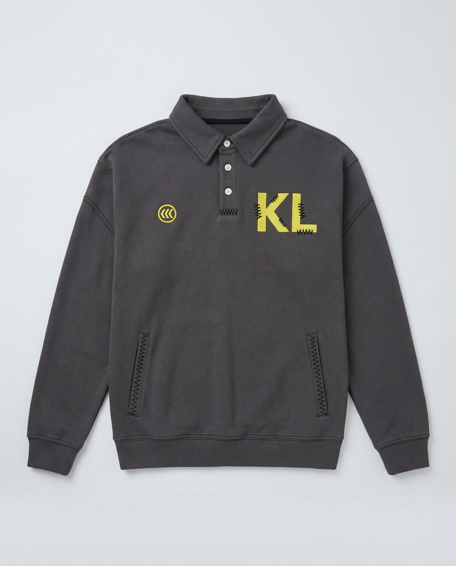 "KL Rep" Polo Sweater | Flatwhite