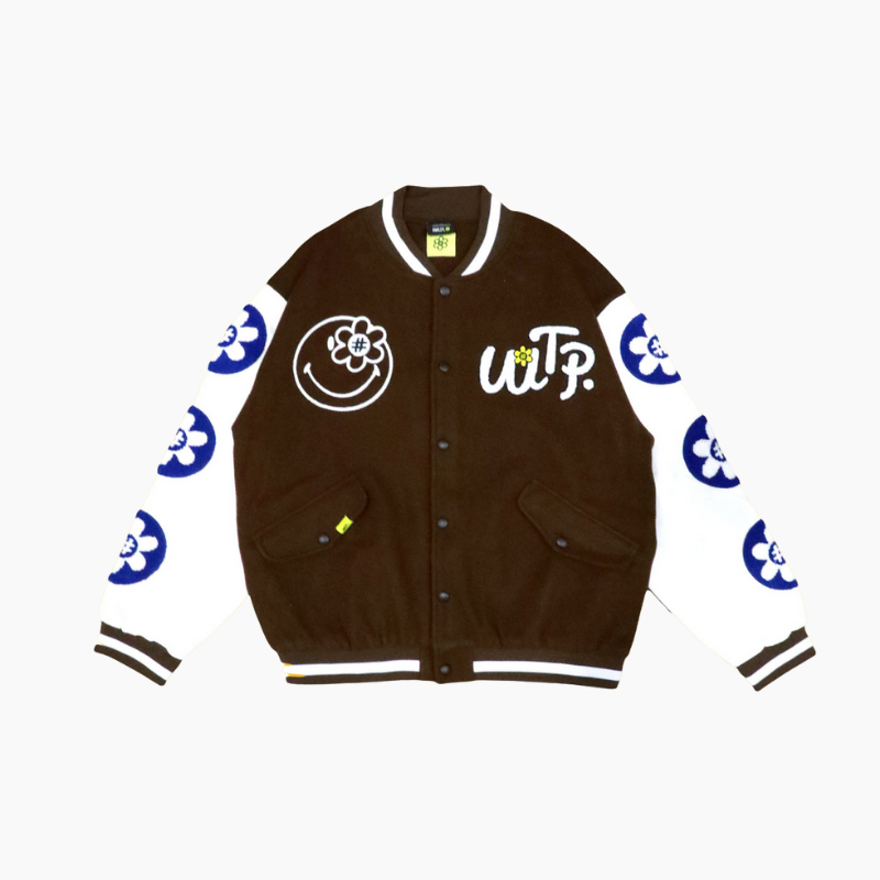 Smiley Milkshake Jacket | Brown