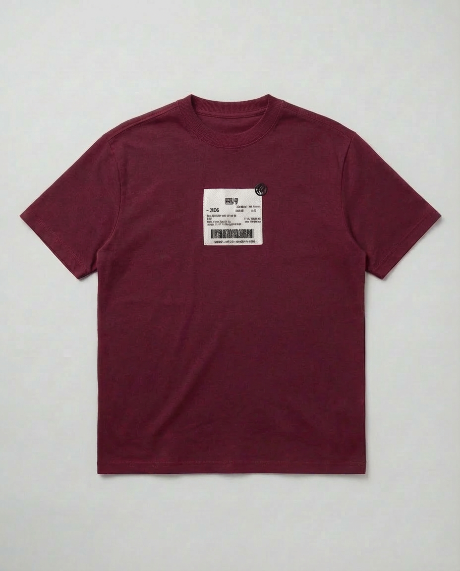 "Lucky 4D" Tee | Burgundy