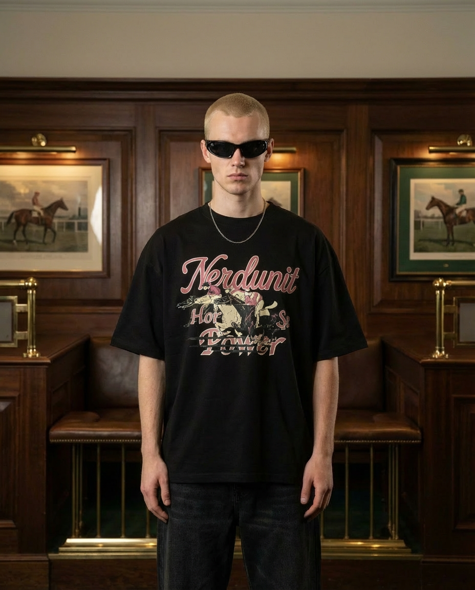 "Hoursepower Club" Tee | Black