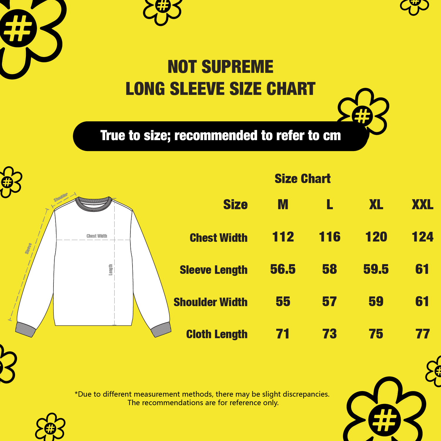 "FLASH" Not Sup L/S Tee | Black