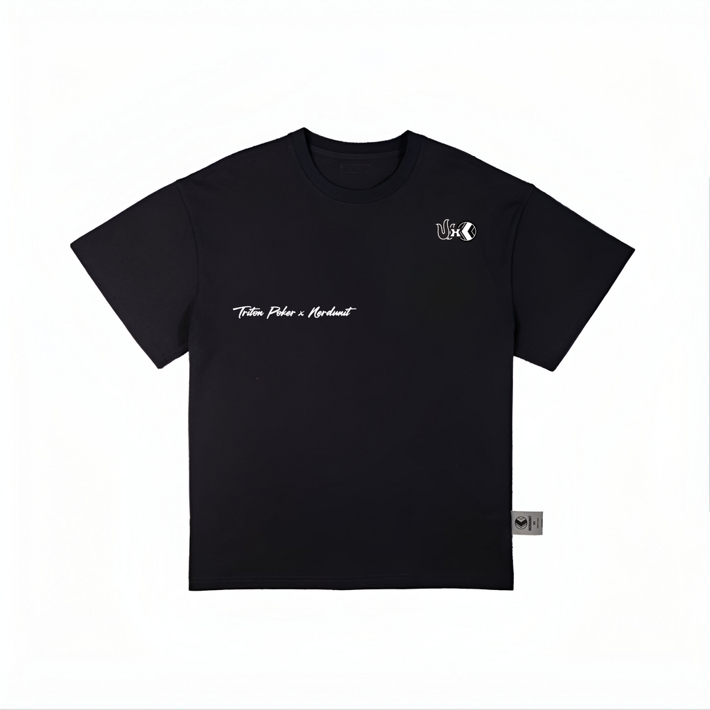 NU x TRITON "POKER" TEE | BLACK