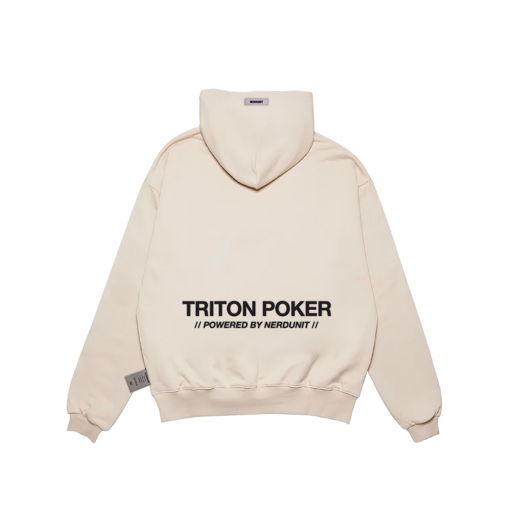 NU x TRITON "SHOWDOWN" HOODIE | FLATWHITE