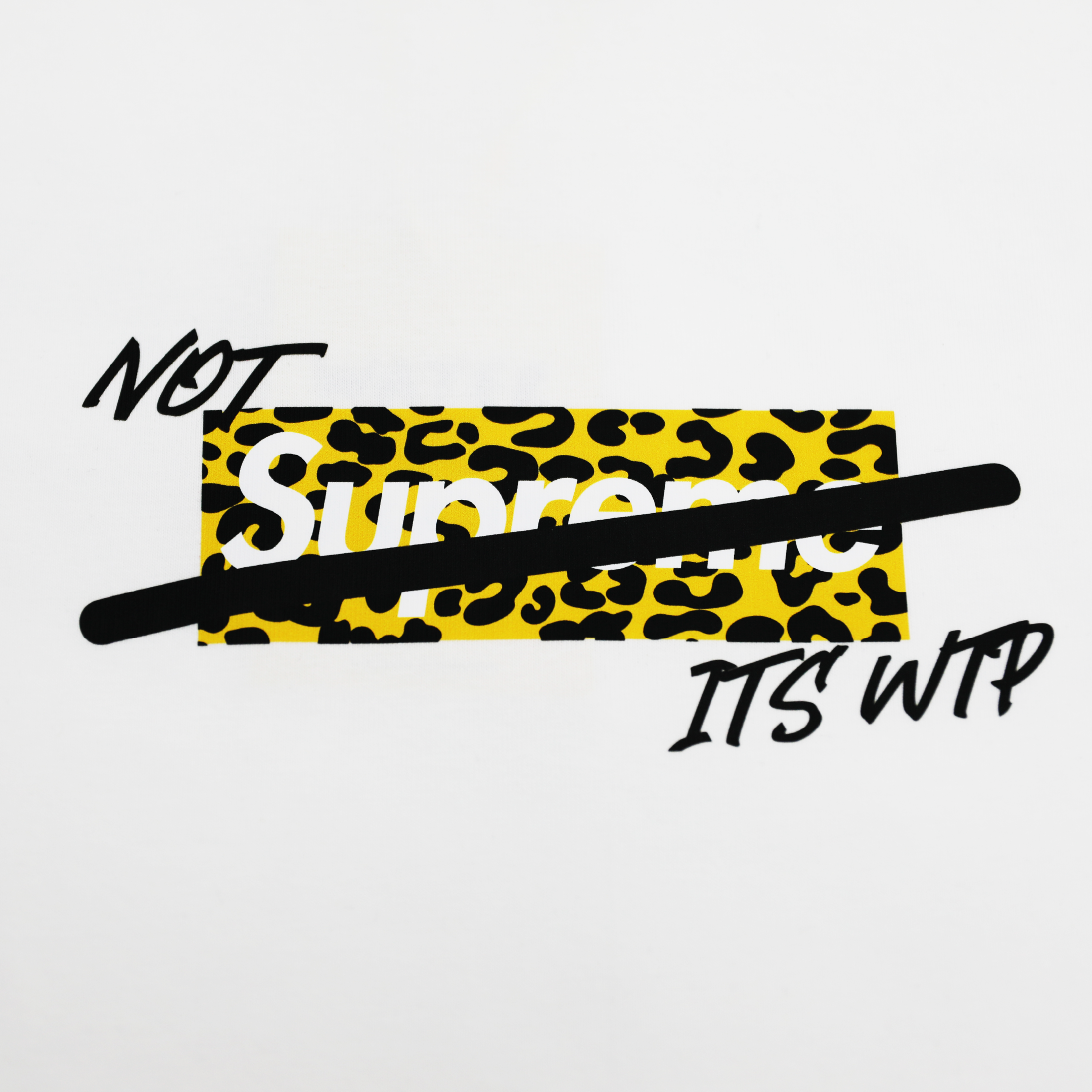 "FLASH" Not Sup L/S Tee | White