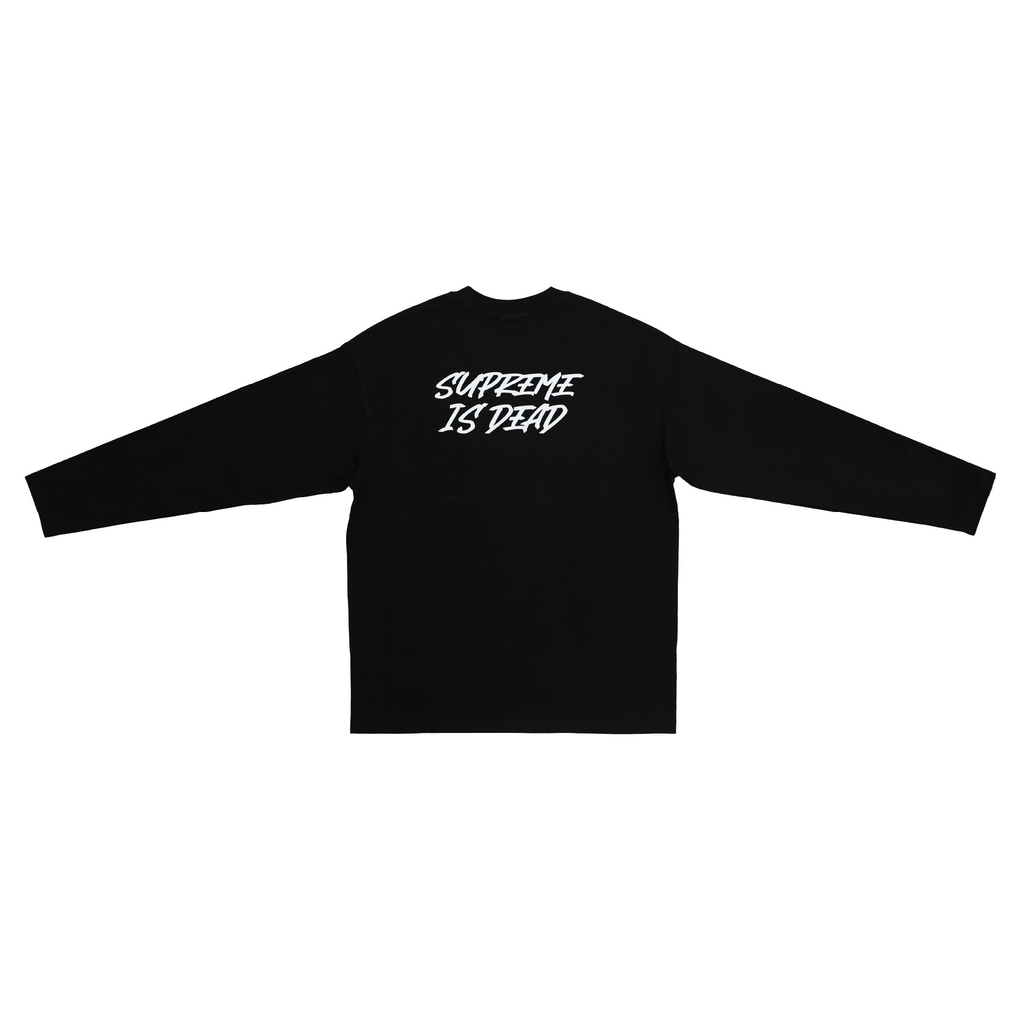 "FLASH" Not Sup L/S Tee | Black