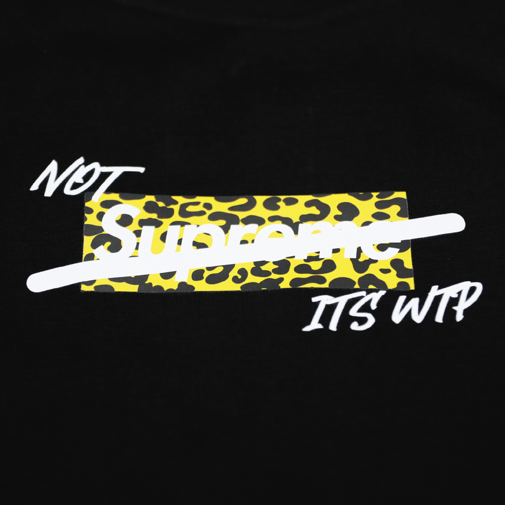 "FLASH" Not Sup L/S Tee | Black