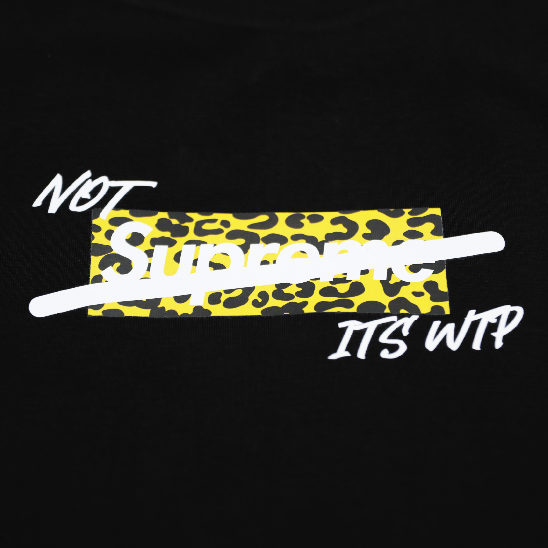 "FLASH" Not Sup L/S Tee | Black