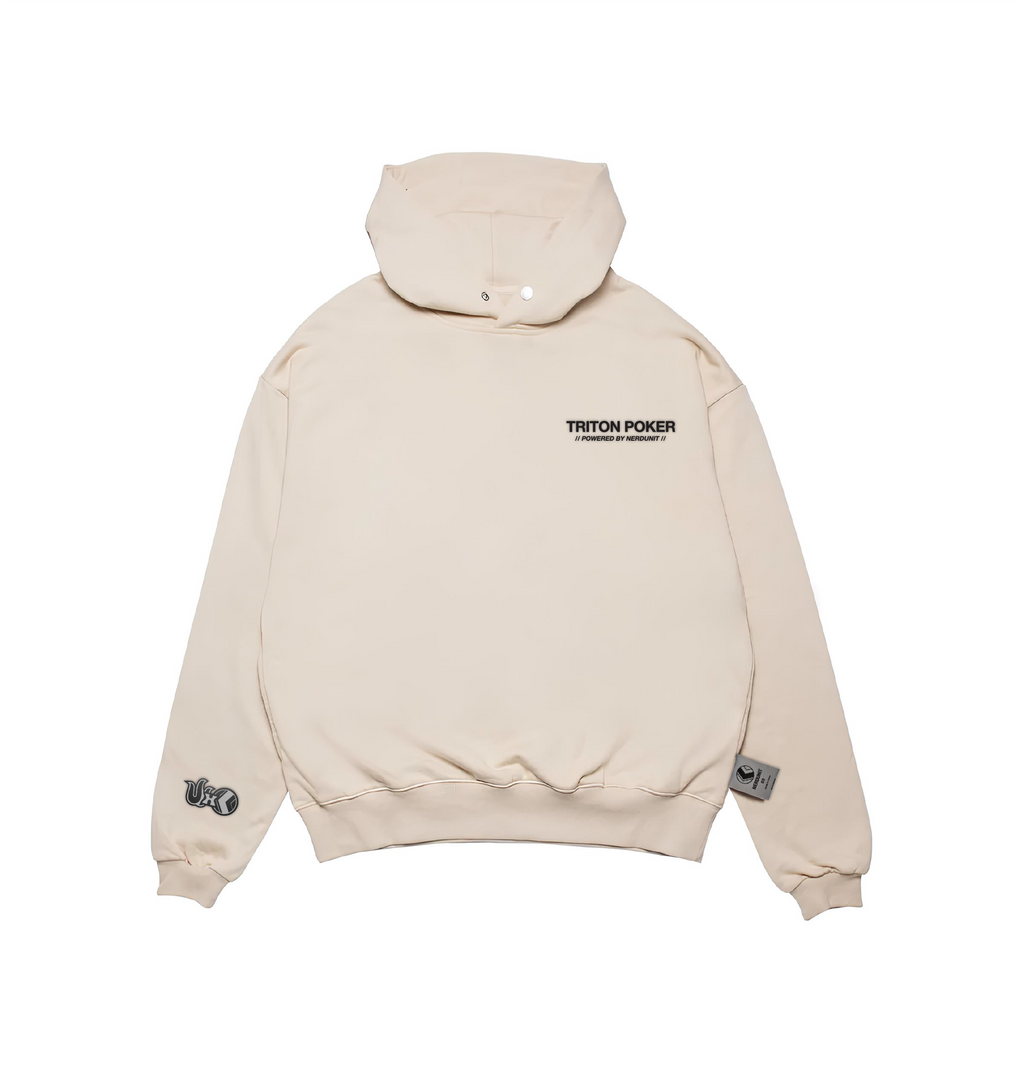 NU x TRITON "SHOWDOWN" HOODIE | FLATWHITE
