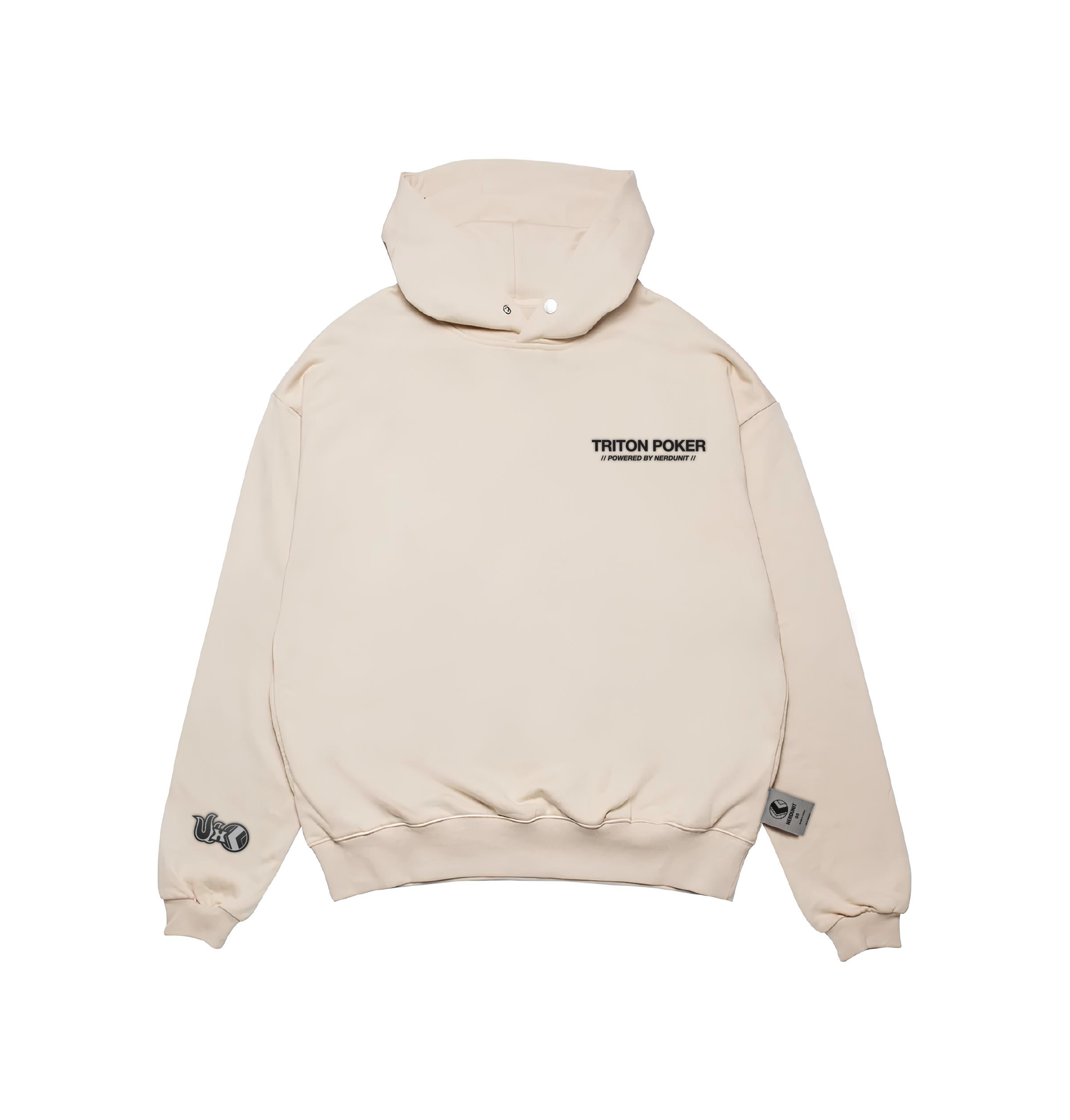 NU x TRITON "SHOWDOWN" HOODIE | FLATWHITE