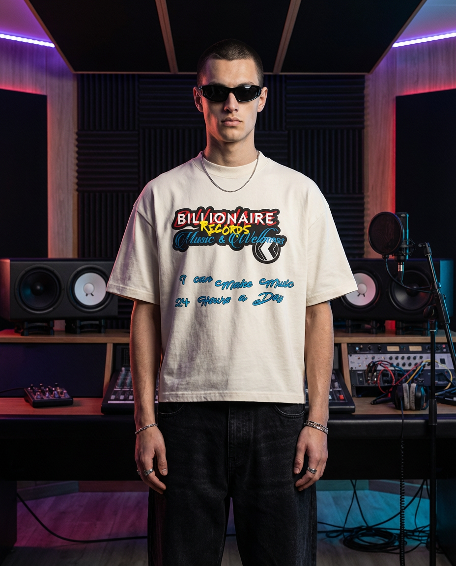 B-Records Tshirt | Flat White