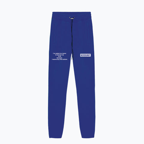 Mama's Boy Zipper Sweats | Cobalt Blue