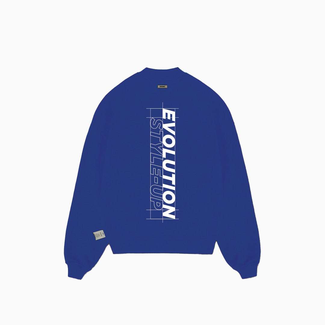 NU X Gatsby Meta Reflective Sweatshirt | Cobalt Blue