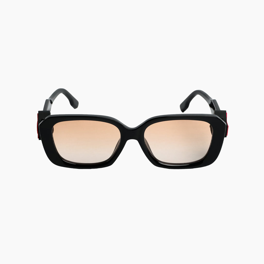 "BUBBLEGUM" Sunnies | Black | Brown Lense