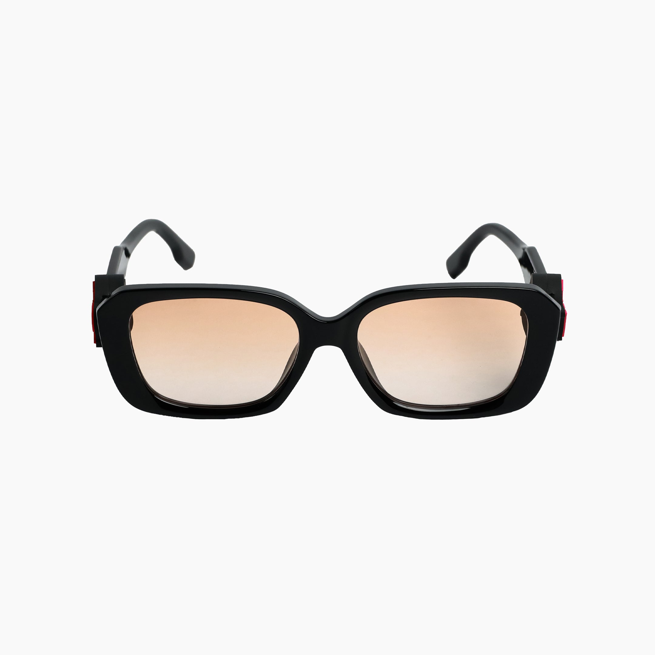 "BUBBLEGUM" Sunnies | Black | Brown Lense