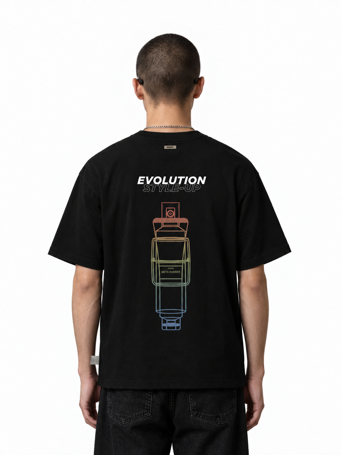 NU X Gatsby Meta Tshirt | Black