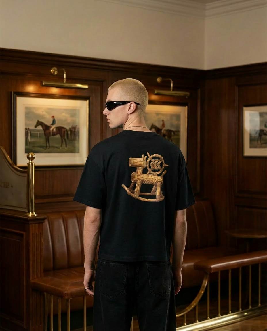 "Stallion" Tee | Black