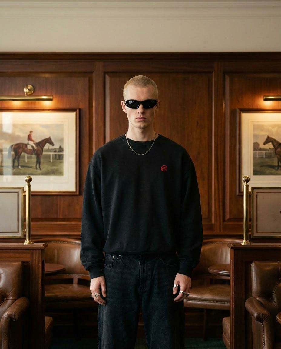 "Stallion" Sweater | Black