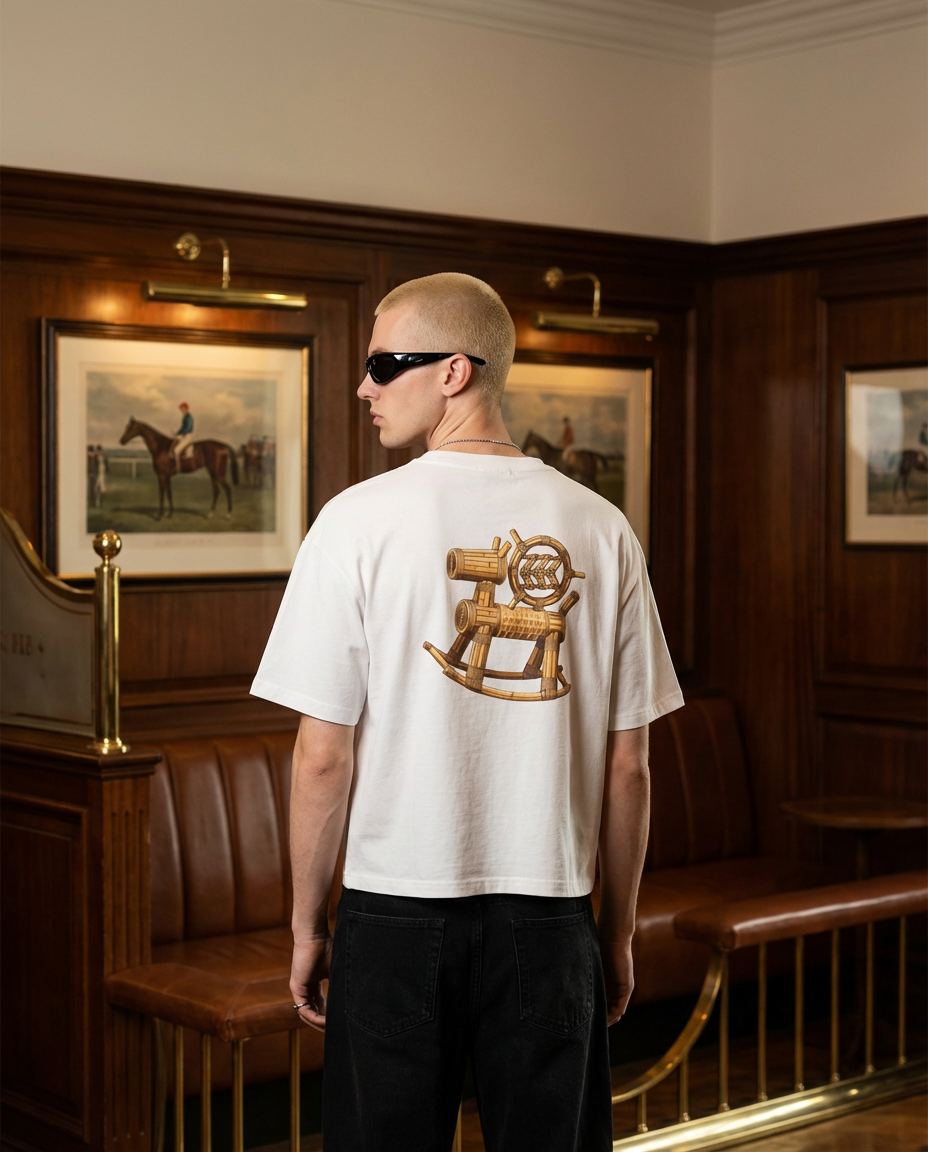 "Stallion" Tee | White