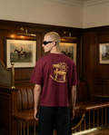 "Stallion" Tee | Burgundy