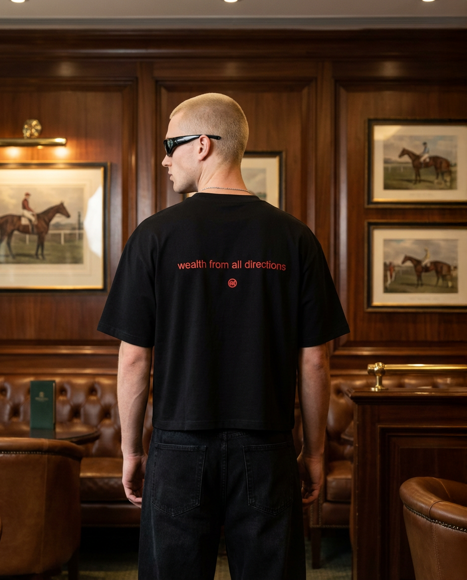 "Gimme Wealth" Tee | Black