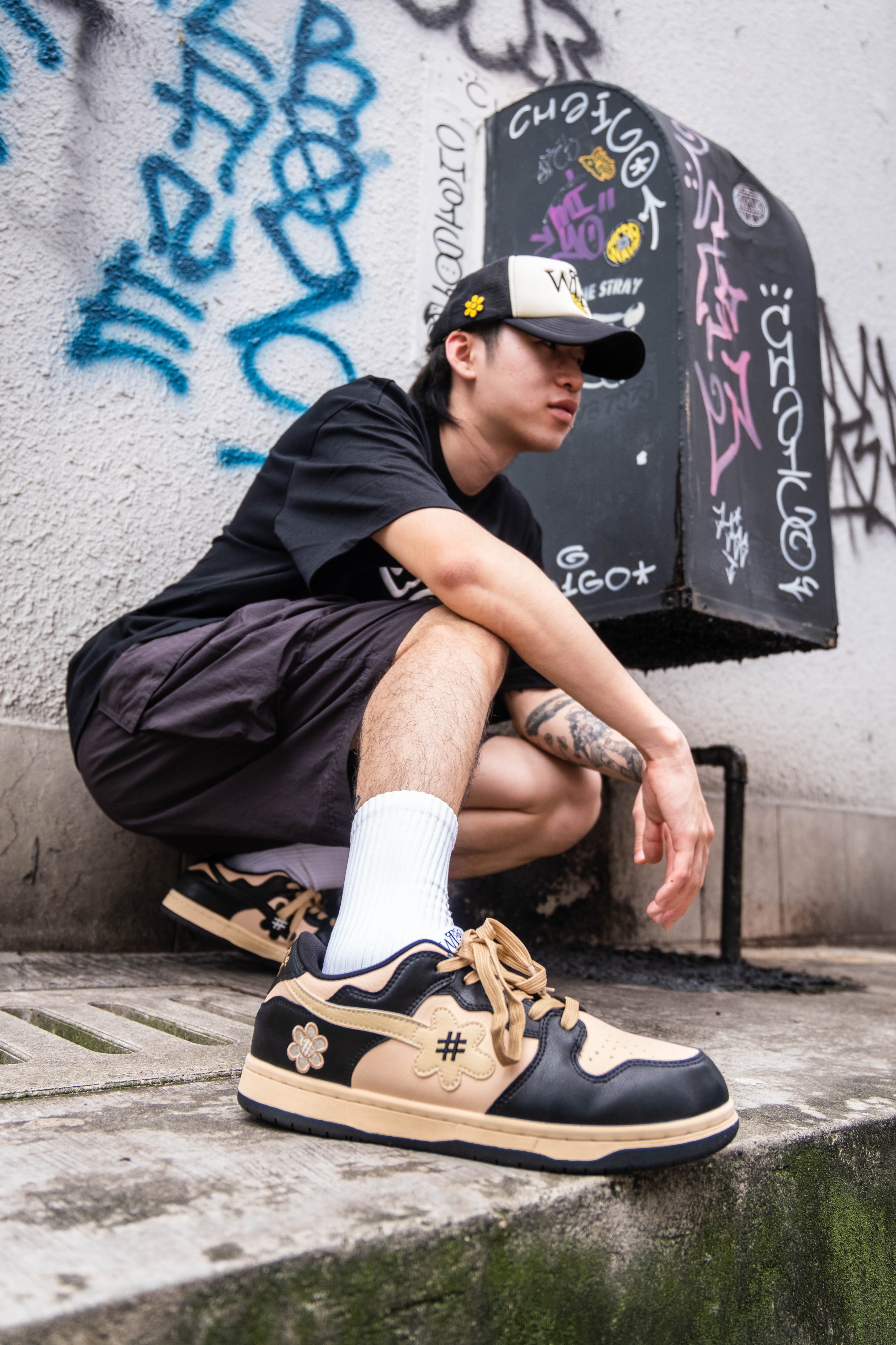WTP "CHOCOLATE" DREAM KICKS | CREAM BLACK