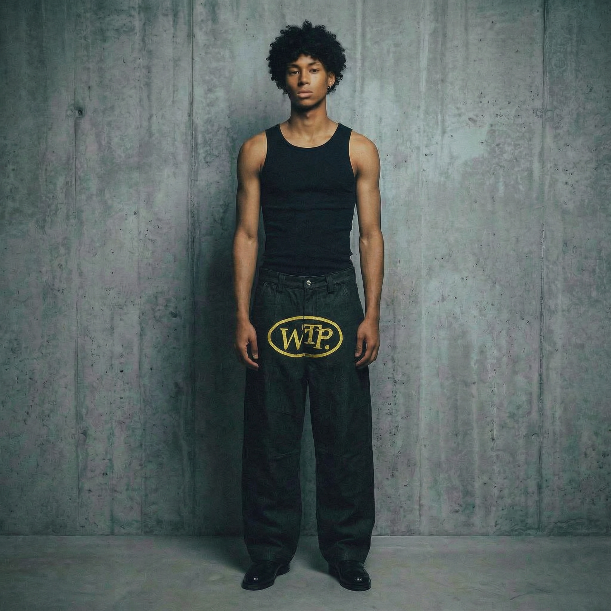 "Ori Logo" Denim Jeans | Black