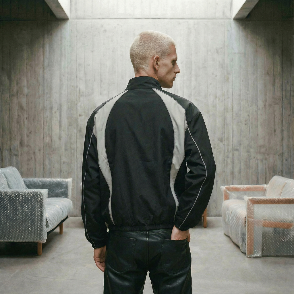 "Bluemoon" Track Jacket | Black