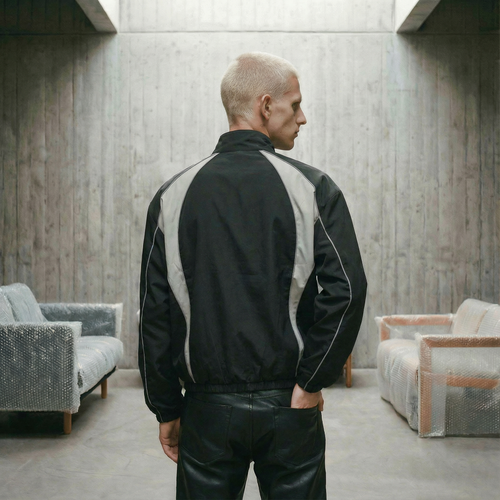 "Bluemoon" Track Jacket | Black