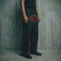 "Logo" Worker Pants | Black