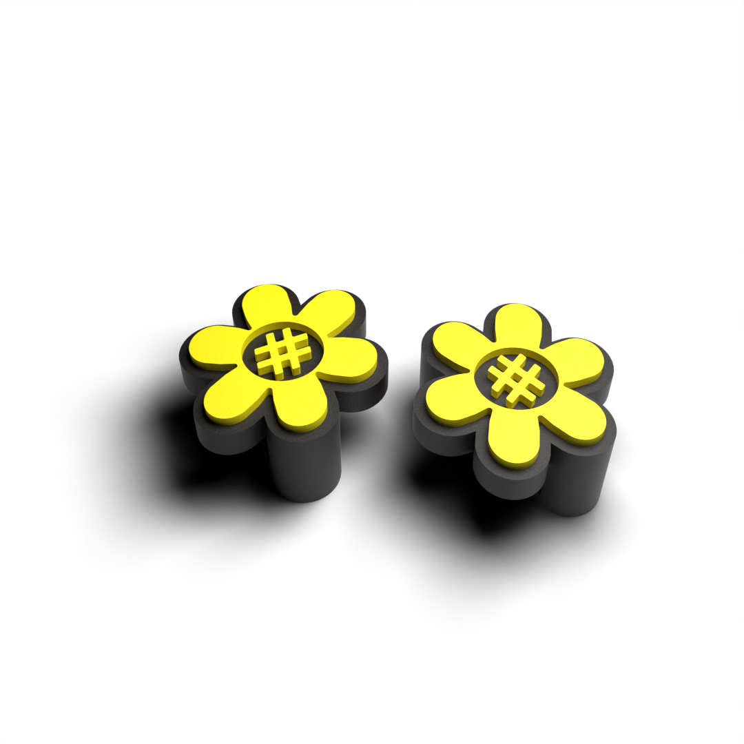 "WTPuff" Charm | Yellow