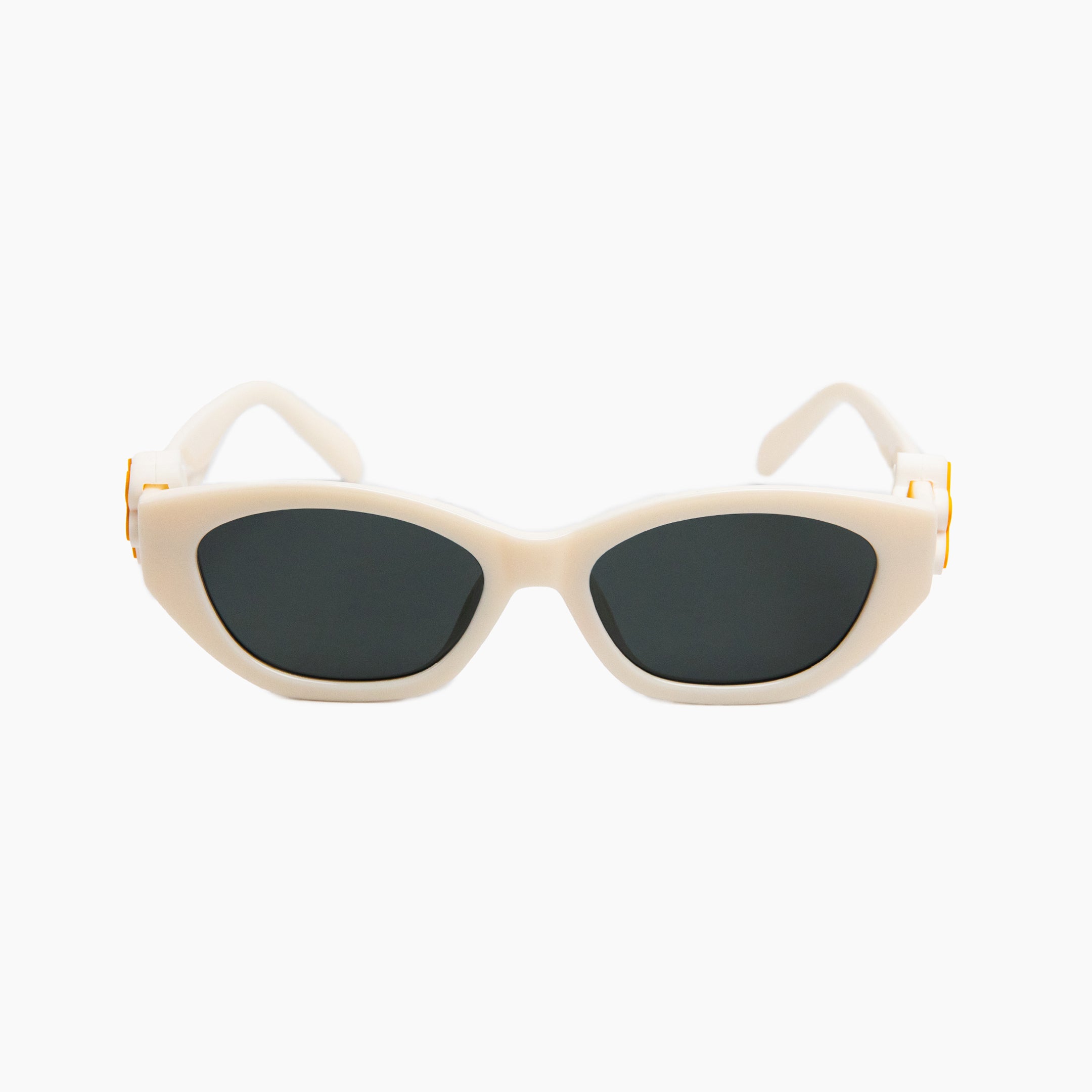 "GHOST" Sunnies | White | Black Lense