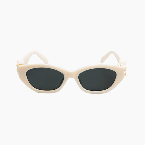"GHOST" Sunnies | White | Black Lense