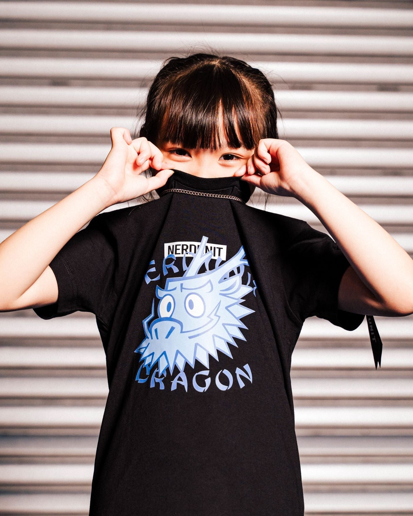 NU Dragon Kids Tee | Black